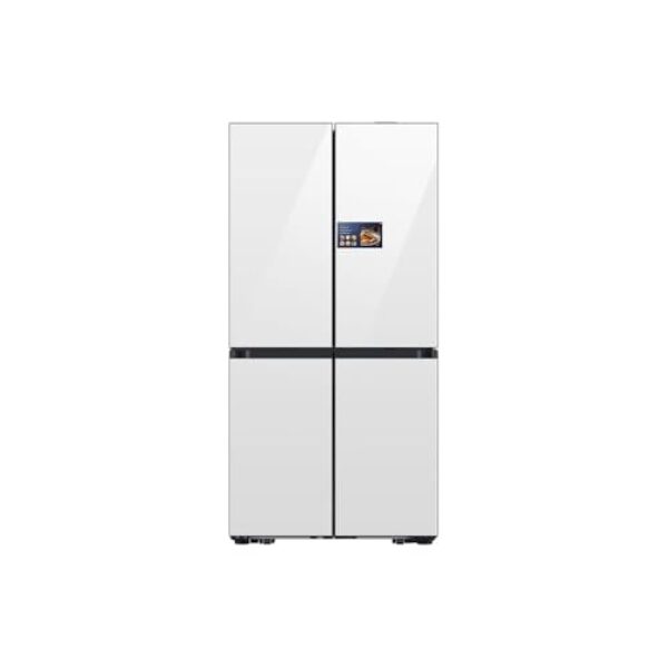 Samsung Geladeira French Door Family Hub com AI Home Bespoke RM90F Clean White 543L - 127V