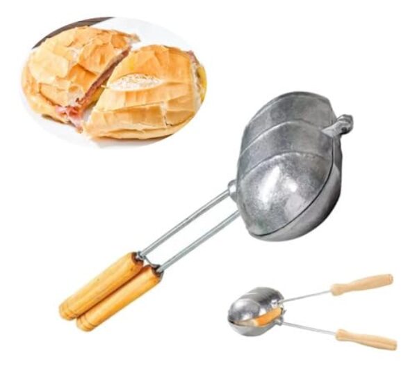 Sanduicheira Tostequeira Pão Frances Em Aluminio Fundido