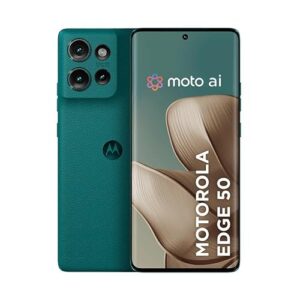 Smartphone Motorola Edge 50 5G - 256GB 24GB (12GB RAM+12GB Ram Boost) 50MP Sony Camera Moto AI Ultrarresistencia militar - Green