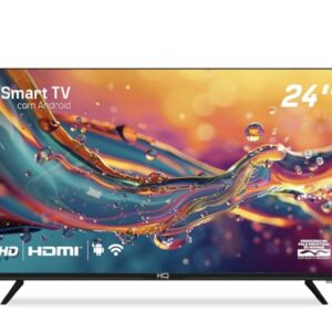 Smart TV HQ 24" HD tela sem bordas Android 12 design slim HQS24NKHM