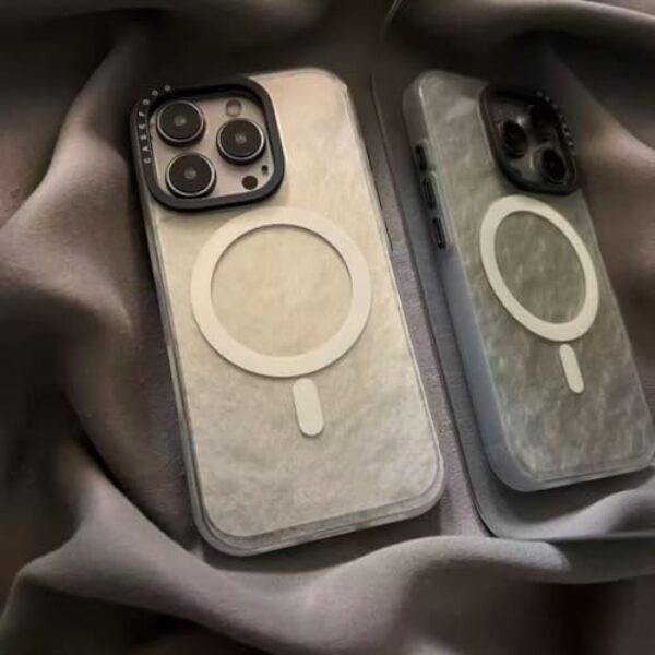 YOGISU Capas de celular com sucção magnética e toque para iPhone 15 Pro (para iPhone 15 Pro/A01)