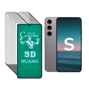 10 Película de Cerâmica Galaxy S e M 9D para Todos Modelos: S23 / S22 / S21 / S20 / M21/ M22 / M31/ Note (M01)