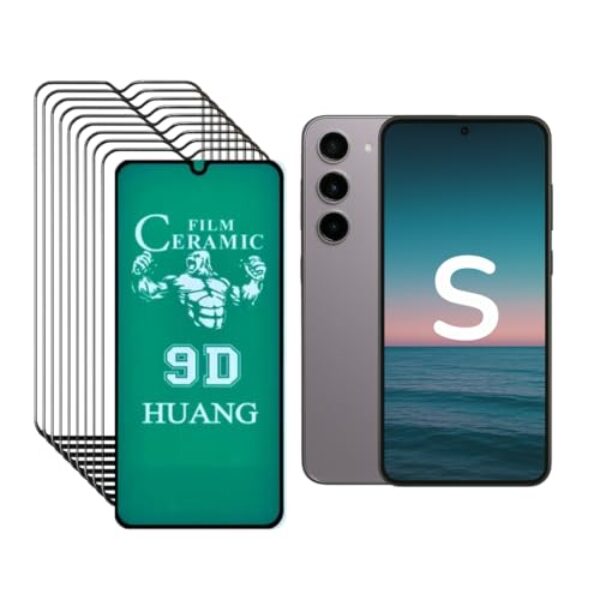 10 Película de Cerâmica Galaxy S e M 9D para Todos Modelos: S23 / S22 / S21 / S20 / M21/ M22 / M31/ Note (M02)