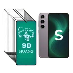 12 Película de Cerâmica Galaxy S e M 9D para Todos Modelos: S23 / S22 / S21 / S20 / M21/ M22 / M31/ Note (M21s)