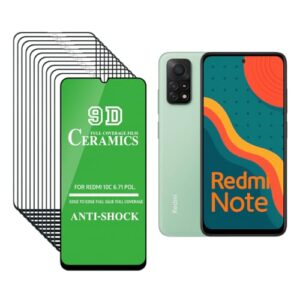 12 Películas de Cerâmica 9D todos modelos Redmi: 13 13s 12 12s 11 11s 10 10s 9 8 Pro 5G Note (NOTE 10 PRO)