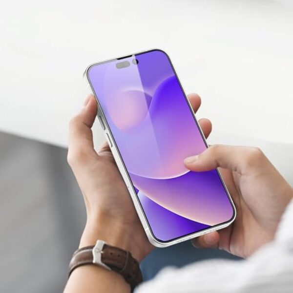 1 protetor de tela para iPhone 14 Pro Max, 1 pacote de protetor de tela de vidro temperado para iPhone 14 Pro Max, lançado em 2022 de 6,7 polegadas, compatível com capas/dureza 9H/resistente a