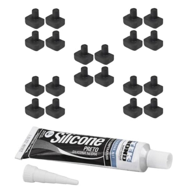 20 Borracha + Silicone Para Trempe Fogão Brastemp BDT86 BFS5