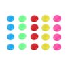 20 peças de ímãs de geladeira pequenos de 5 cores - redondo forte para quadro branco, cozinha, escritório e casa