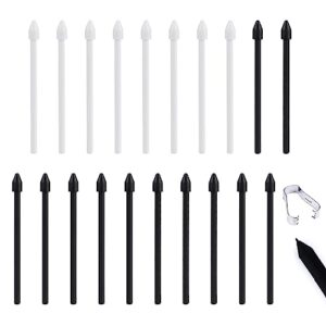 20 pontas de caneta de substituição para Samsung S Pen, kit de pontas de caneta Stylus para Samsung Galaxy Tab S6 Lite/S7 FE/S8 Ultra/S8+ Plus/S8/S9+ Plus/S9 FE+ Plus/S9 FE/S9 Ultra/S10 Ultra/S10+