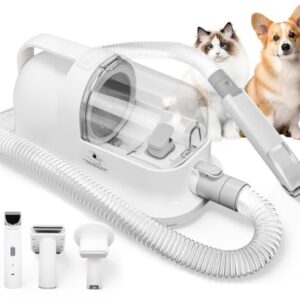 220V, 350W, Aspirador de Pelos Pet, com 5 Ferramentas de Limpeza de Animais, 1400mL, 3 AjustáVel Níveis de Sucção, Aspirador de Pó para Cães, Kit de Limpeza de Cães E Aspirador