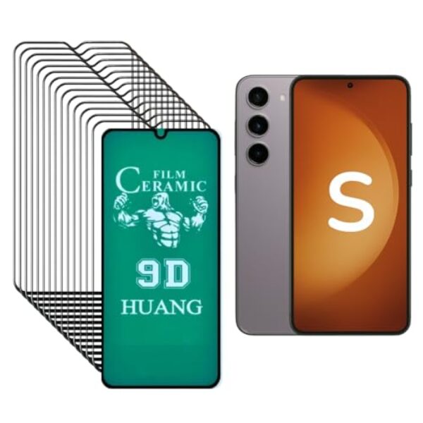 25 Película de Cerâmica Galaxy S e M 9D para Todos Modelos: S23 / S22 / S21 / S20 / M21/ M22 / M31/ Note (M02)