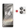 2en1 Para Xiaomi Poco F6 pro F6 poco Pro,X6 poco C65 Película Vidrosem borda preta +câmera F6 pro,F6