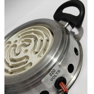 2 FOGAREIRO ELÉTRICO 1 BOCA REDONDO 220v 500W, 1 BOCA REDONDO COM ALÇA REFORÇADA LUXO + 2 RESISTÊNCIA DE BRINDE