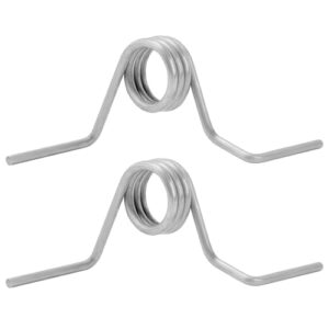 2 peças DA81-01345B Molas de geladeira de porta francesa, mola de aço inoxidável para porta de freezer de substituição para modelos de geladeira Samsung RF267HERS RF268ABPN RF268ABBP