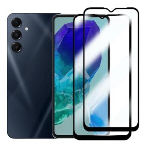 2 Películas De Vidro Temperado 3D Full Cover Para Samsung Galaxy M55 Proteção Anti Impacto Que Cobre Toda A Tela