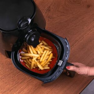2 Tapetes de Silicone para Airfryer Redondo Ø20cm Cor sortida