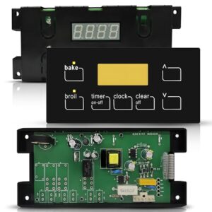 316455410 Placa de controle de forno de fogão para Electrolux Kenmore, relógio de placa de controle de 7 botões de fogão a gás 5304518661