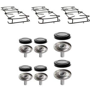 3 Grelhas + 6 Bocas para Fogão Atlas Coliseu Grade 6 Bocas - Central