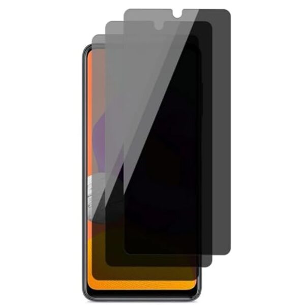 3 PCS Protetor de tela de privacidade, para Samsung Galaxy A23 A23 5G A33 5G A53 A73 5G S20 S21 FE 5G, protetores de filme de telefone anti-espião