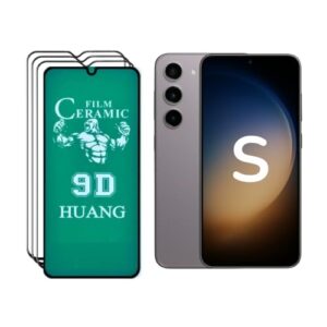 4 Película de Cerâmica Galaxy S e M 9D para Todos Modelos: S23 / S22 / S21 / S20 / M21/ M22 / M31/ Note (M21s)