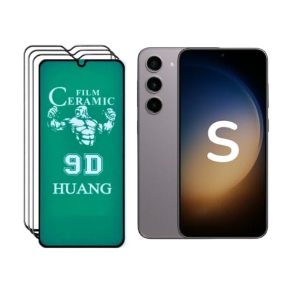 4 Película de Cerâmica Galaxy S e M 9D para Todos Modelos: S23 / S22 / S21 / S20 / M21/ M22 / M31/ Note (M21s)