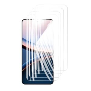 4 protetores de tela para Xiaomi Poco F7 Ultra, vidro temperado cristal 9h alumínio de alta qualidade antirriscos capa amigável impressão digital (HD)