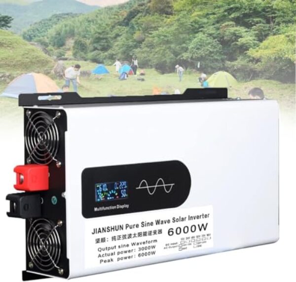 5000w 6000w 8000w 9000w 10000w 12000w Inversor De Onda Senoidal Pura Inversores De Energia Dc Dc 12v / 24v / 48v / 60v / 72v / 96v Para Ac 220v 230v Inversor De Energia Para Caminh, 10000W, 60V