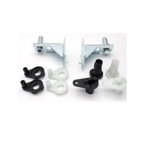 5303918455 Kit de substituição de dobradiça de porta ajustável para refrigeradores Frigidaire portas esquerda e direita