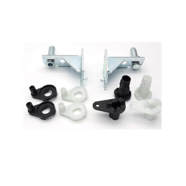 5303918455 Kit de substituição de dobradiça de porta ajustável para refrigeradores Frigidaire portas esquerda e direita