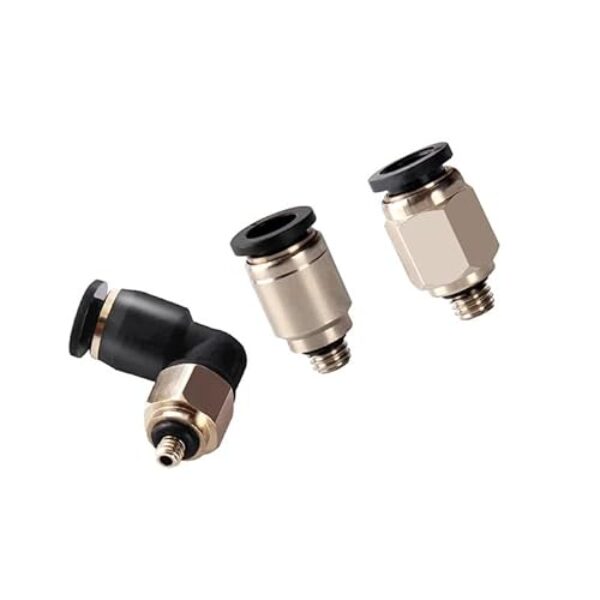 5 peças 4 mm 5 mm 6 mm M3 M4 M5 M6 1/20.3 cm tubo de mangueira de rosca macho um toque encaixe de tubulação pneumática push in conector rápido (3-M5, POC)