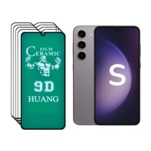 5 Película de Cerâmica Galaxy S e M 9D para Todos Modelos: S23 / S22 / S21 / S20 / M21/ M22 / M31/ Note (M02)