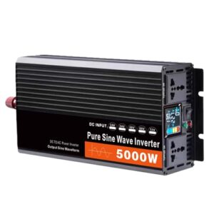60V to 220V,Inversor de Onda Senoidal Pura de 2500 Watts 12V 24V 48V 60V 72V DC para 110V 220V AC, Pico de 5000W, Tomadas, para Eletrodomésticos, Campismo em RV 60V para 110V