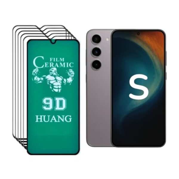 6 Película de Cerâmica Galaxy S e M 9D para Todos Modelos: S23 / S22 / S21 / S20 / M21/ M22 / M31/ Note (M21s)