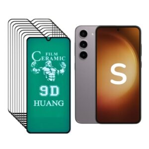 8 Película de Cerâmica Galaxy S e M 9D para Todos Modelos: S23 / S22 / S21 / S20 / M21/ M22 / M31/ Note (M21s)