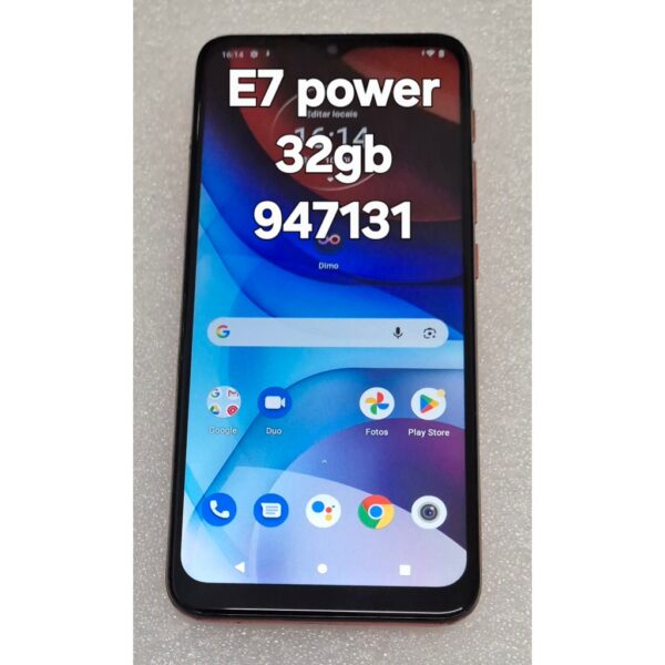 947131 celular moto E7 power 32gb - veja a configuração na descrição