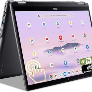 Acer Chromebook Plus Spin 514 2 em 1 14 polegadas WUXGA tela sensível ao toque IPS Display, Intel Core i5-1334U, 8GB RAM 512GB SSD, Wi-Fi 6E, Bluetooth, webcam, teclado retroiluminado, estação de