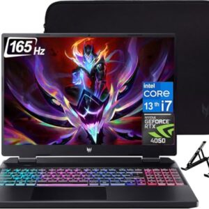 acer Notebook para jogos Predator Helios Neo, tela WQXGA de 16 polegadas 165 Hz, Intel Core i7-13700HX (16 núcleos), NVIDIA GeForce RTX 4050, RAM DDR5 de 32 GB, SSD de 2 TB, teclado retroiluminado