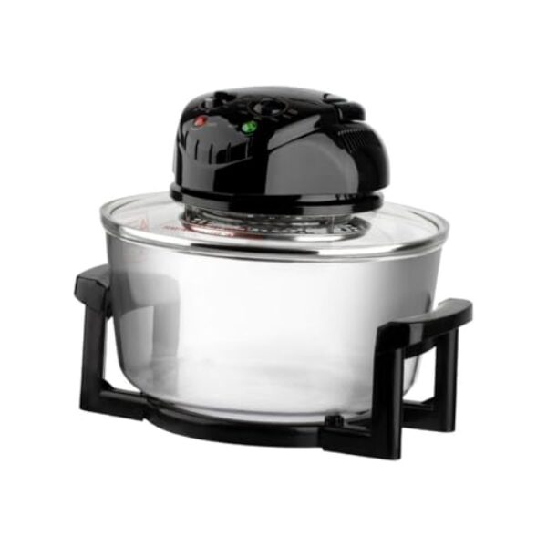 Ｂｅｓｇａ Acessório para fritadeira a ar de 12L compacto, fácil de limpar, vidro visível resistente para batatas fritas de bolo de frango