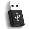 Adaptador Compacto Tipo-c Para Usb 3.0 Otg Para Dispositivos Preto