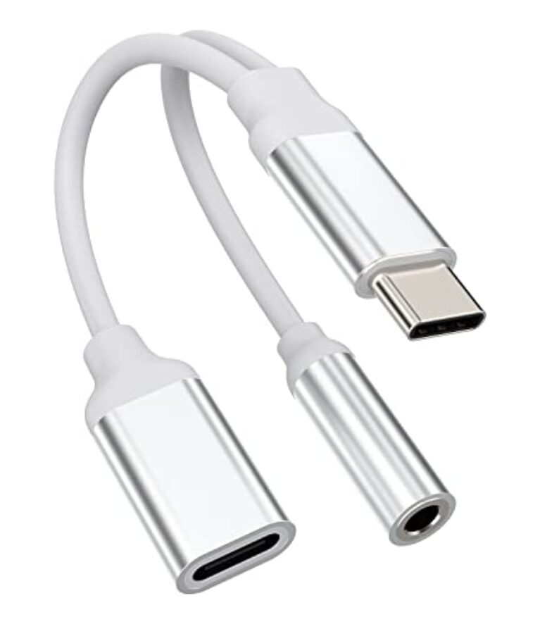 Adaptador Dongle de fone de ouvido tipo C para 3,5 mm (2 em 1) DAC USB-C Jack Charger Splitter Apple IPhone15 Pro Max iPad cabo de carregamento de áudio acessórios compatíveis com Samsung LG Galaxy