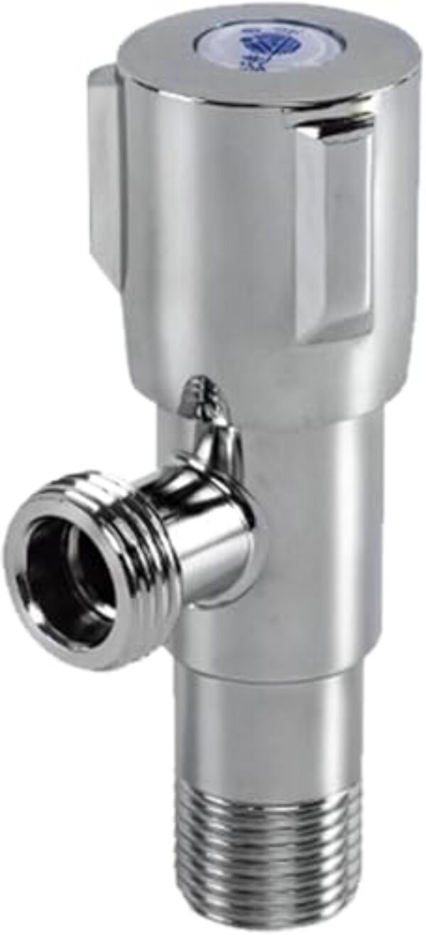 Adaptador T de 3 vias - T de encaixe de mangueira giratória para água quente e fria - Adaptador Tee para controlar o volume de á para vasos sanitários, chuveiros, banheiras, pias de Shakven