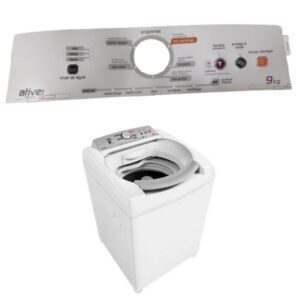 Adesivo Painel Decorativo Para Lavadora de Roupas Brastemp Ative 9KG BWL09B BWB09A