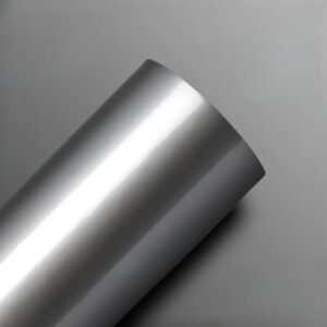 Adesivo Película Vinil Prata Tipo Inox 70cm + Espátula Impermeável Envelopar Decorar Fogão Geladeira Móveis(10m x 70cm)