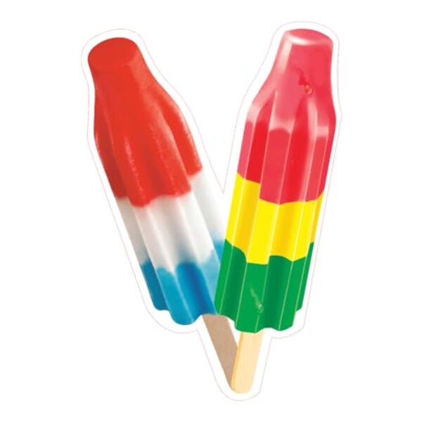 Adesivos personalizados de caminhão de alimentos picolé, sinal de concessão de alimentos e bebidas jamaicano, 45,72 cm no design lateral mais longo apenas