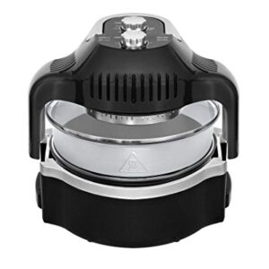 Aerofryer Cooklite, fogão de convecção, fritadeira e menos óleo (capacidade de 4,6 litros) - preto