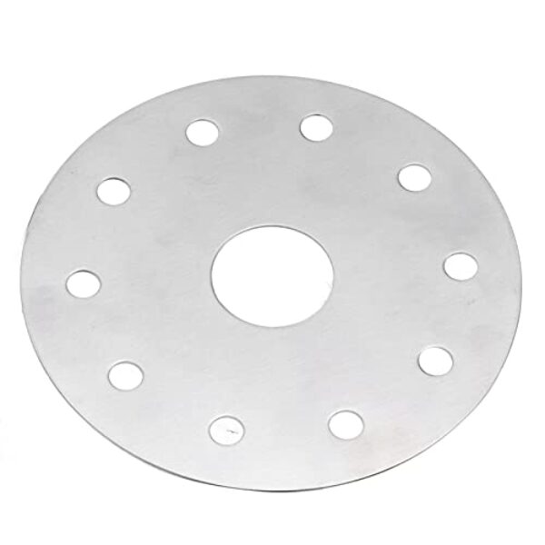 Ailgely Conversor Difusor de Calor, Placa de Fogão de Indução de Aço Inoxidável para Fogão a Gás Panelas Magnéticas de Vidro, Pode Cozinhar Lentamente Molhos e Outros (Diâmetro 12,3CM)