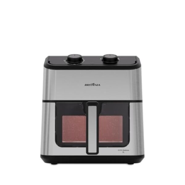 Air Fryer Britânia 8L 3 em 1 Redstone Cesto Quadrado BAF80A 220V