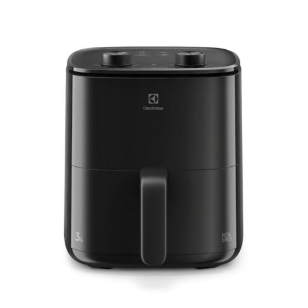 Air Fryer Electrolux por Rita Lobo 3L Preta Efficient c/Desligamento Automático 1200W (EAF05) 127V
