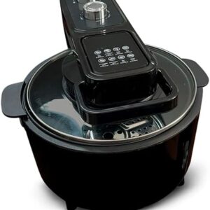 Airfryer Fritadeira Elétrica Sem Óleo Power Inox Digital 8l 110v 220v(AIRFRYER YQ 900 8L 110V)