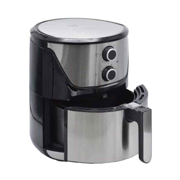 Airfryer Veneza 5,2L Inox 110V — Fritadeira Sem Óleo, Antiaderente, Timer 60min e Tecnologia Rapid Air
